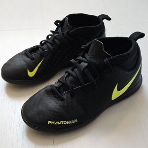 Nike Jr Phantom Vision Club DF IC Indoor Soccer Shoes Black AO3293 007 Futsal